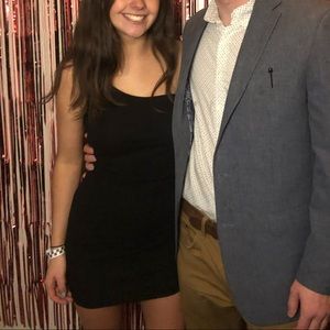 Bodycon Black One Shoulder Dress